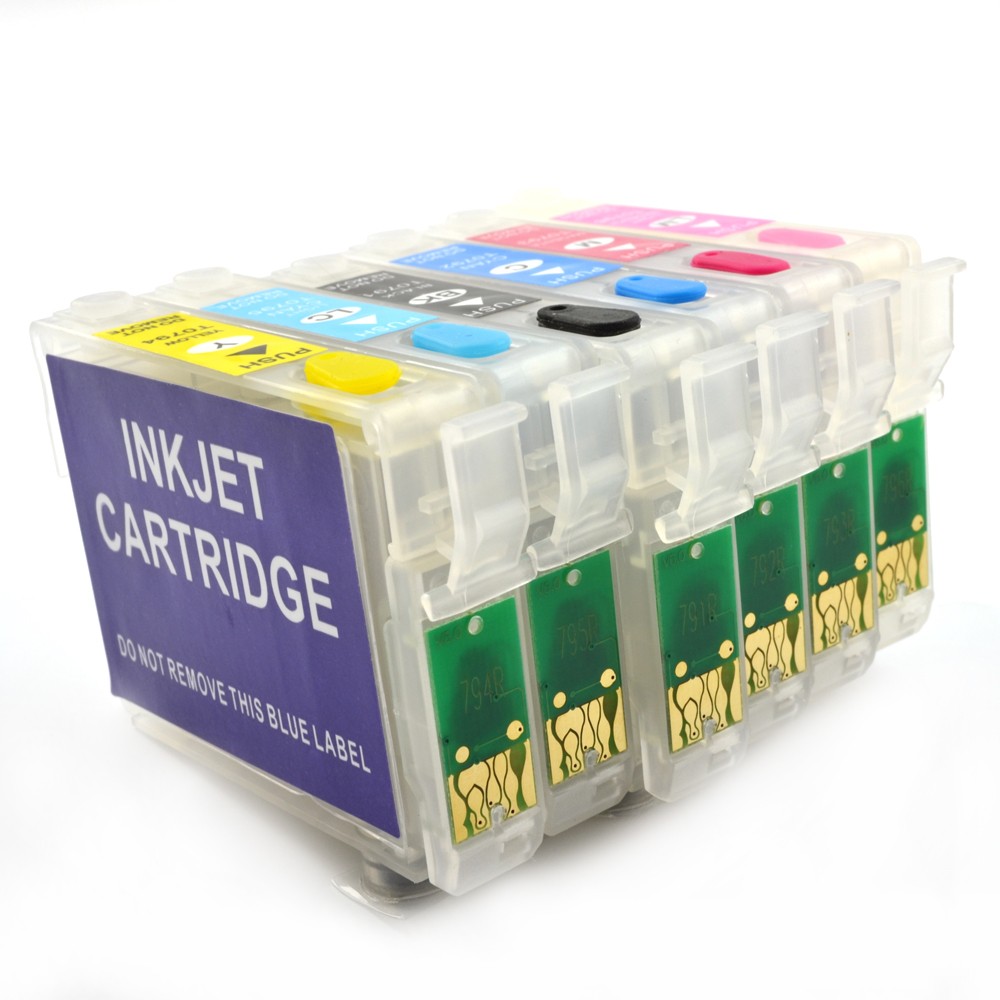 Cartuse reincarcabile Epson T0791-T0796 - imagine 4